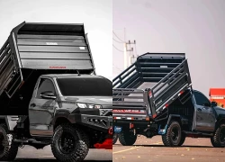 Bản độ Toyota Hilux thành xe ben tự đổ gây chú ý nhờ tính thực dụng