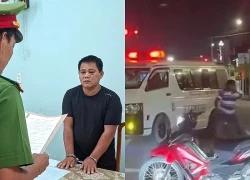 Bắt kẻ chém 2 người, đập phá xe cứu thương