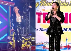 Bình Tinh mặc sexy hát cải lương tranh cãi, người xem chê cả giọng hát