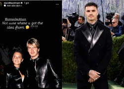 David Beckham công khai "tố" con trai sao chép phong cách của mình ngay lần đầu dự Met Gala 2026