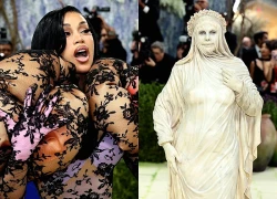 Làm lố đỉnh cao nhất Met Gala 2026: Cardi B mặc dị khó đỡ, Katy Perry biến thành AI vẫn lép vế trước 1 sao nữ hóa tượng như thật