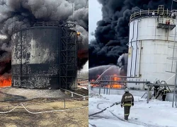 'Mưa đen' độc hại trút xuống Nga sau các cuộc tấn công của Ukraine