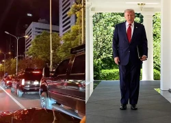 Xe đặc chủng của Tổng thống Trump đã có mặt ở Bắc Kinh
