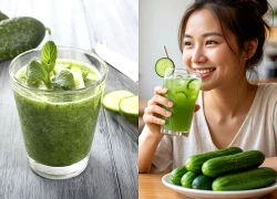 5 lý do nên uống nước ép dưa chuột