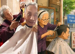 Cụ bà 90 tuổi mở tiệm cắt tóc: 26 năm không tăng giá, chỉ 8.000 đồng/lượt