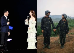 Hòa Minzy và hôn phu quân nhân lộ diện tại Concert Sao Nhập Ngũ, CĐM bùng nổ