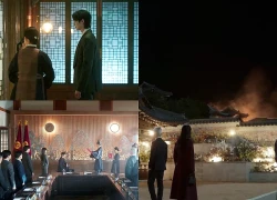 Perfect Crown tập 10: Byeon Woo Seok giành lại ngôi vua, IU lao vào biển lửa cứu chồng