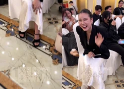 1 phú bà phát hiện mang giày rách khi đi event, phải chữa ngượng: "Cái số mình nó lận đận..."