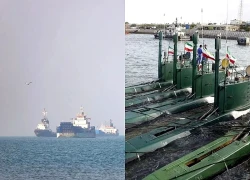 Iran bày trận tàu ngầm mini dưới đáy biển Hormuz
