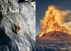 Núi lửa Erebus: Kỳ quan băng giá phun ra 80g vàng giữa lòng Nam Cực khắc nghiệt