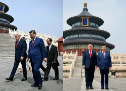 Tổng thống Trump tản bộ cùng Chủ tịch Tập Cận Bình, ca ngợi Trung Quốc