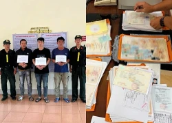 Bắt nhóm sản xuất gần 10.000 giấy tờ giả, thu lợi hàng tỉ đồng