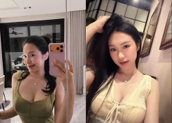 Bị chê style một màu nhàm chán, Doãn Hải My - vợ Văn Hậu tung loạt ảnh sexy khoe vòng một "ngồn ngộn" đốt mắt