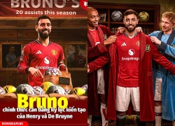 Bruno Fernandes chính thức trở thành Vua kiến tạo ở Premier League