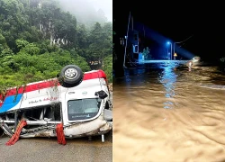 Cô giáo kể phút tháo chạy khỏi ô tô khách bị nước lũ vò nát