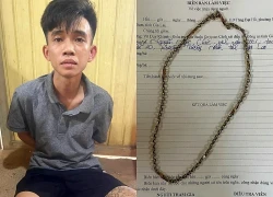 Cướp dây chuyền vàng rồi quay lại dọa nạn nhân