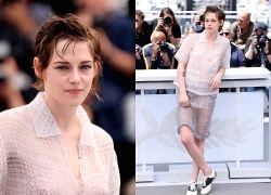 Kristen Stewart gây choáng ở Cannes vì trang phục hớ hênh, lộ điểm nhạy cảm