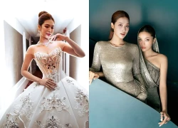 Kỳ Duyên phản ứng khi Thiên Ân mặc váy cưới, vóc dáng đôi bạn gây sốt
