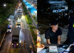 Mẹ bàng hoàng biết con trai dùng cần sa khi CSGT kiểm tra tại chợ Bình Điền
