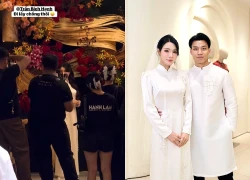 Mỹ nhân phòng gym Bích Hạnh lộ diện chờ Văn Thanh tới đón dâu, cô dâu lo lắng cho ngày trọng đại