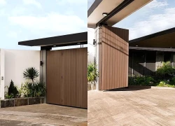 Ngôi nhà theo phong cách hiện đại với tông màu đen sang trọng