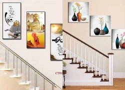 Treo tranh ở cầu thang tưởng chỉ để đẹp, ai ngờ phạm phong thủy dễ hao tài lộc nếu mắc sai lầm này