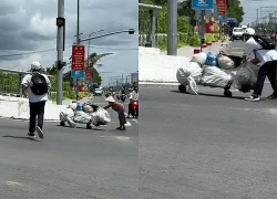 4,3 triệu lượt xem video nam sinh lao tới đẩy xe ve chai giúp bà cụ giữa dốc cầu: "Nuôi con như vậy mới đáng!"