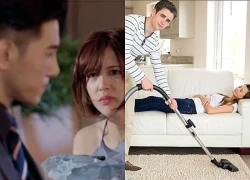 Bất ngờ xin đi tan về sớm, chồng tá hỏa thấy vợ nằm trên sofa còn bố chồng thì hì hục làm việc