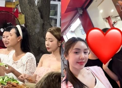 Cam thường lia trúng 3 mỹ nhân phim Việt giờ vàng VTV đi ăn nem nướng: Quỳnh Kool, Quỳnh Nga mặt nhỏ xíu, Lã Thanh Huyền trông lạ nhất