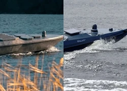 Ukraine hé lộ "tàu sân bay" không người lái mang 27 UAV AI