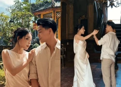 Văn Thanh và vợ xuất thân "trâm anh thế phiệt" tình tứ trong thước phim siêu lãng mạn, chuẩn ngôn tình đời thực
