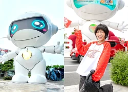 Chú robot tại Thiso Mall bất ngờ "đổi dáng", dân tình thi nhau kéo đến check-in