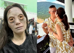 Hoa hậu Jennifer Phạm hôn chồng đắm đuối, diễn viên Hạnh Thúy bức xúc