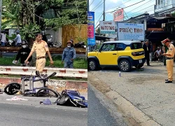 Ô tô đâm phải xe người khuyết tật làm 1 người tử vong