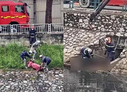 Hà Nội: Người dân hoảng hốt phát hiện thi thể nổi trên sông Tô Lịch