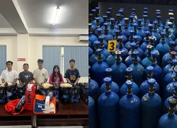 Triệt phá đường dây mua bán khí cười lên đến 20 tỷ đồng ở TPHCM