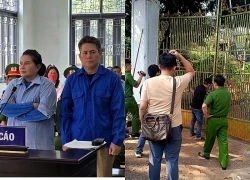 Tuyên án đôi vợ chồng khóa cổng nhốt công an