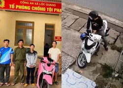 Camera an ninh hé lộ con đường tẩu thoát của 2 nghi can trộm xe SH trị giá 90 triệu đồng