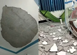 Cháu bé 6 tháng tuổi tử vong do bị mảng vữa trần nhà rơi trúng