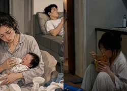 Chị gái sinh được 1 tháng tôi lên phố thăm, thấy việc anh rể làm với chị, tôi khuyên ly hôn