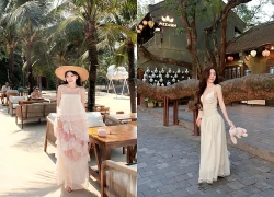 Thả dáng bay bổng cùng đầm hai dây đầy thơ mộng