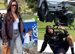 Bạn gái Neymar gây choáng với màn đáp trực thăng đến sân tập tuyển Brazil trước thềm World Cup 2026