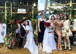 Cô dâu Đồng Tháp tổ chức hôn lễ phong cách xưa, 20 người giúp làm cổng cưới
