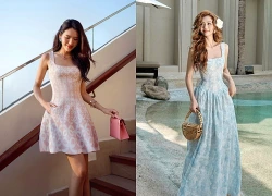 Đầm cổ vuông và những mảnh ghép nâng tầm phong thái quý cô