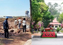 Đi tìm tháp nước xuất hiện trong bức ảnh quy tập hài cốt liệt sĩ năm 1968