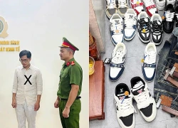Khởi tố ông chủ cửa hàng bán giày, dép giả