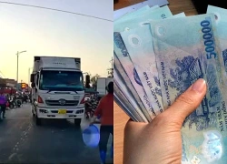 Phạt tài xế xe tải 5,7 triệu đồng từ tin báo của người dân