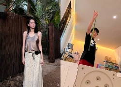 Quỳnh Lương đăng bức ảnh con trai đem 1 thứ về khoe, netizen hốt hoảng: "Bỏ ngay, quá nguy hiểm!"