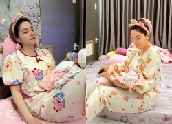 Saka Trương Tuyền kiệt sức sau sinh, than thở vì hút sữa cực nhọc cho con gái