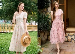 Váy hoa dáng dài, nét dịu dàng mang chất riêng mùa hạ